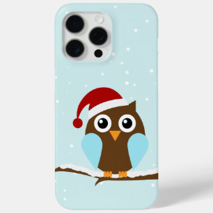 Coque iPhone 15 Pro Max Chouette de Noël