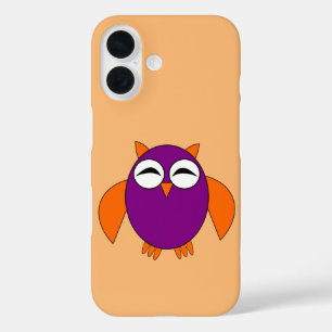 Coque Pour iPhone 16 Chouette Halloween mignonne