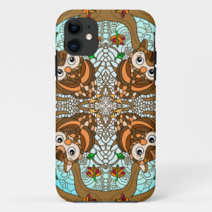 Case-Mate iPhone Case Chouette tirée à la main Mandala