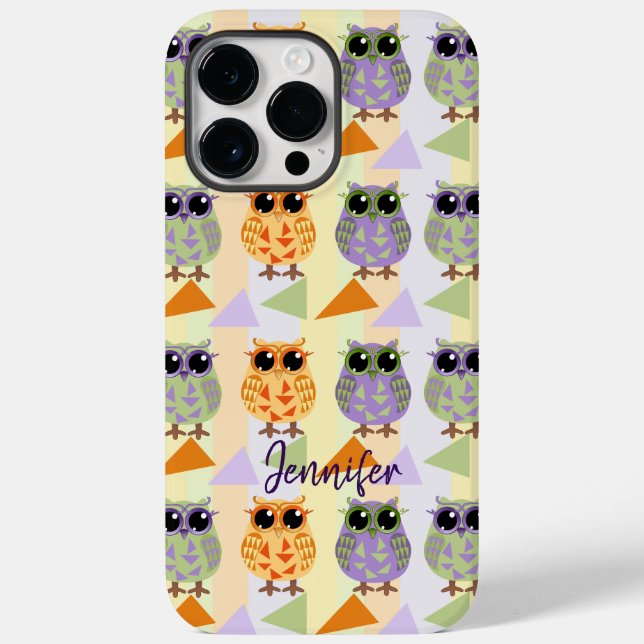 Coques Case-Mate iPhone Chouettes Motifs mignonnes Coque-coque iphone Mate (Verso)