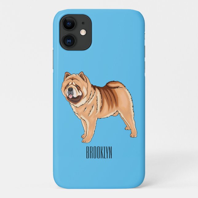Coques Case-Mate iPhone Chow Chow dog cartoon (Dos)