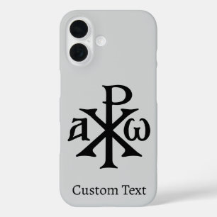 Coque Pour iPhone 16 Chréogramme Chi Rho