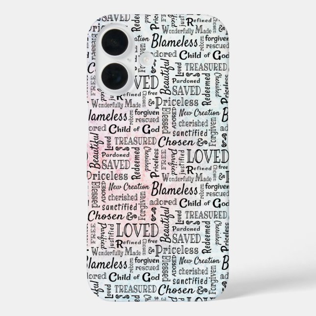 Coques Case-Mate iPhone Chrétien Chrétien Paroles D'Affirmation (Verso)