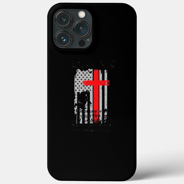 Coques Case-Mate iPhone Chrétien Pompier Quand Vous Traversez Le Feu (Verso)