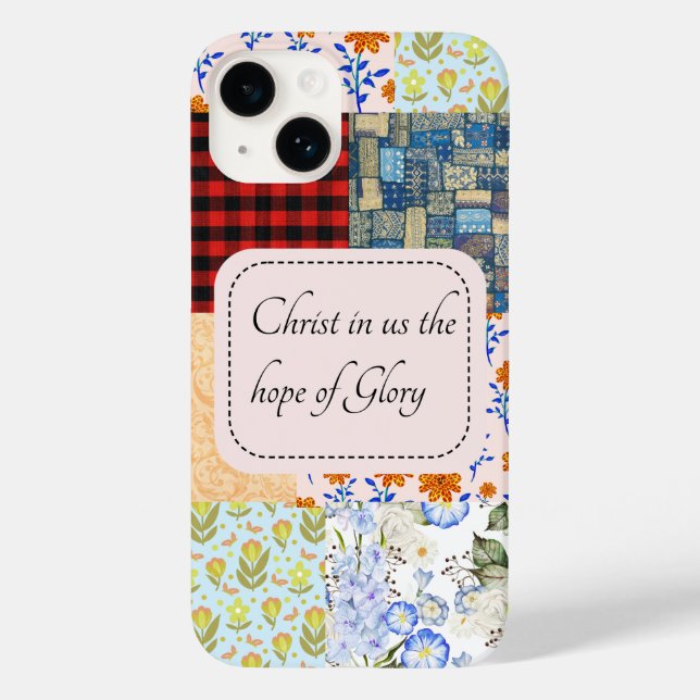 Coques Case-Mate iPhone Christ in us the hope of Glory  (Verso)