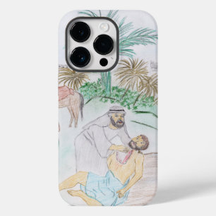 Coque Pour iPhone 14 Pro Christian Artwork Le bon samaritain