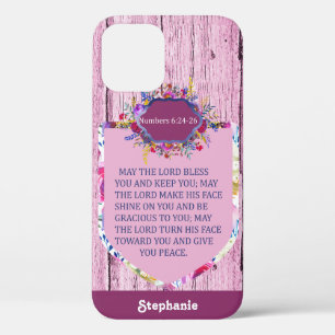 Case-Mate iPhone Case Christian La Bible Florale Rose Verse