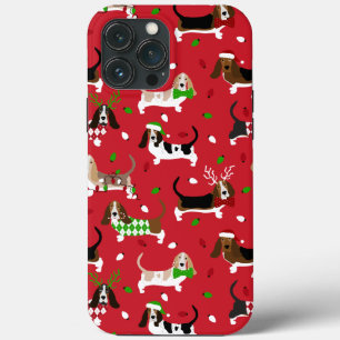 Case-Mate iPhone Case Christmas Basset Hound