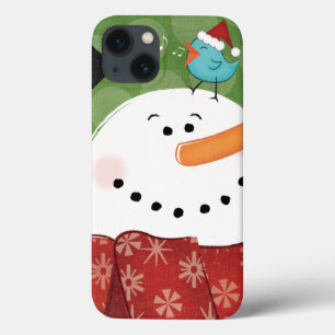 Case-Mate iPhone Case Christmas Snowman with Bird