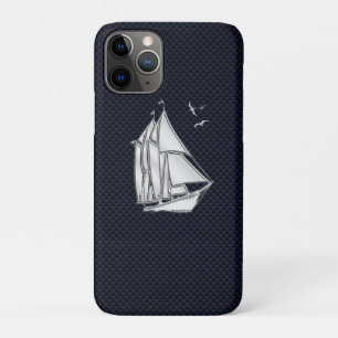 Case-Mate iPhone Case Chrome bateau à voile sur fibre de carbone Impres