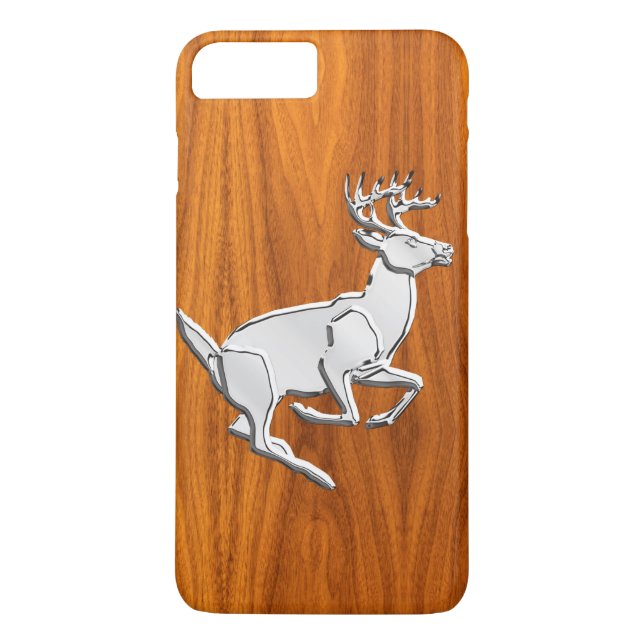 Coques Case-Mate iPhone Chrome comme les cerfs communs courants sur la (Dos)