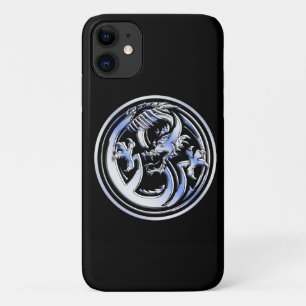 Case-Mate iPhone Case Chrome Dragon Crest sur l'impression noir