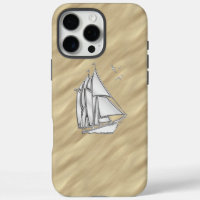 Chrome Sailboat sur Sandy Beach Imprimer