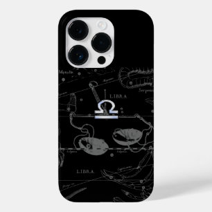 Coque Pour iPhone 14 Pro Chrome Style Libra Zodiac Connexion Hevelius