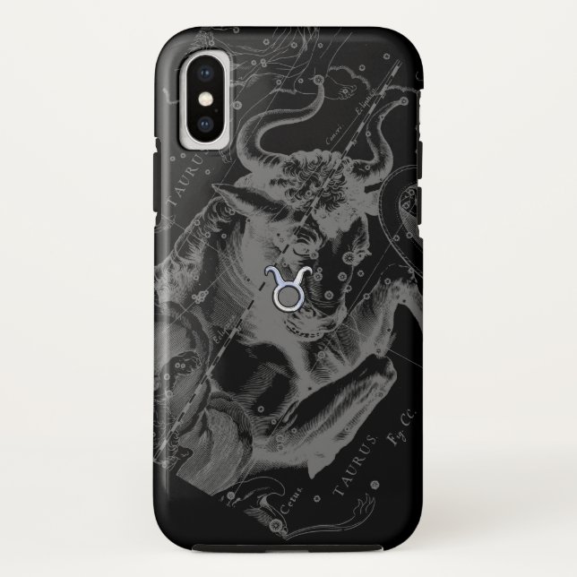 Coques Case-Mate iPhone Chrome Style Taurus Zodiac Connexion Hevelius Deco (Dos)