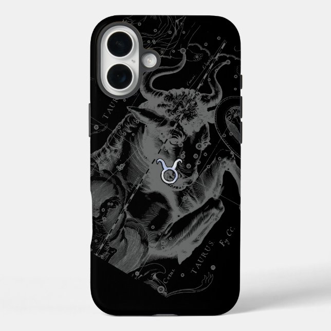 Coques Case-Mate iPhone Chrome Taurus Zodiac Connexion Hevelius Style (Verso)