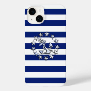 Coque Pour iPhone 14 Chrome Yacht drapeau Imprimer sur les rayures de m