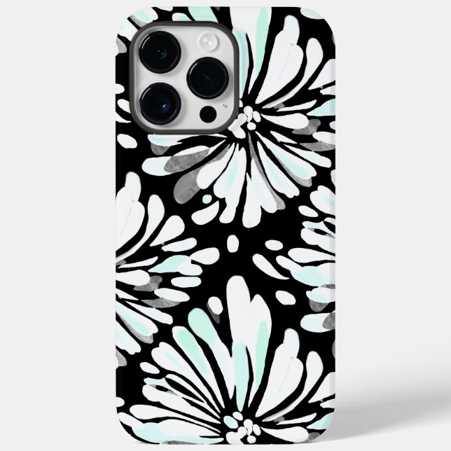 Coques Case-Mate iPhone Chrysanthème blanc (Verso)