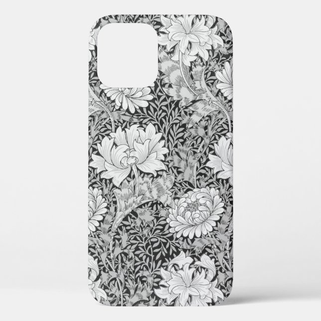 Coques Case-Mate iPhone Chrysanthemum Gray, William Morris (Verso)
