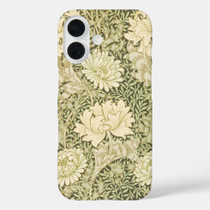 Coque Pour iPhone 16 Chrysanthemum par William Morris, Art Vintage
