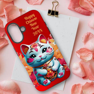 Coque Pour iPhone 16 Chubby Fortune Chat Nouvel An chinois