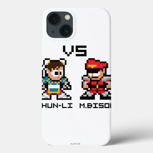 Coques Case-Mate iPhone Chun-Li 8 bits VS M.Bison (Verso)