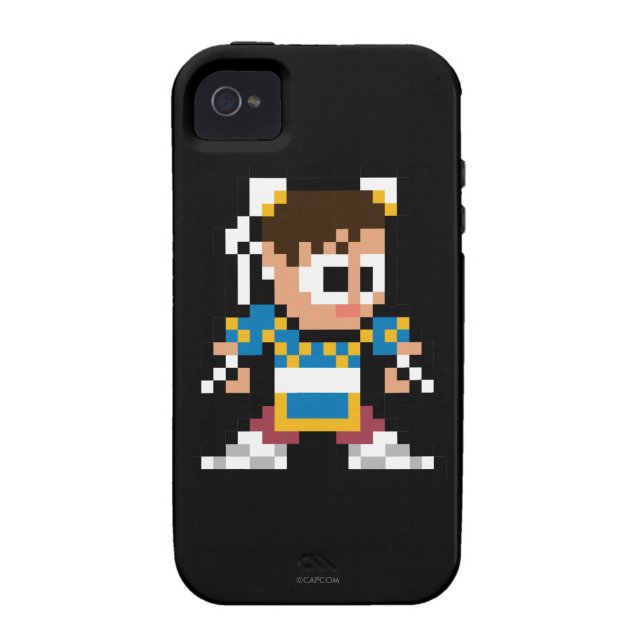 Coques Case-Mate iPhone Chun-Li à 8 bits (Dos)