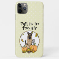 Chute berger allemand chien (tan noir) Citrouille