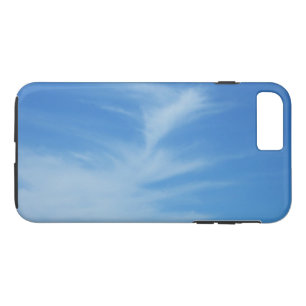 Coques Pour iPhone Ciel bleu avec nuages blancs Abstrait Nature Photo