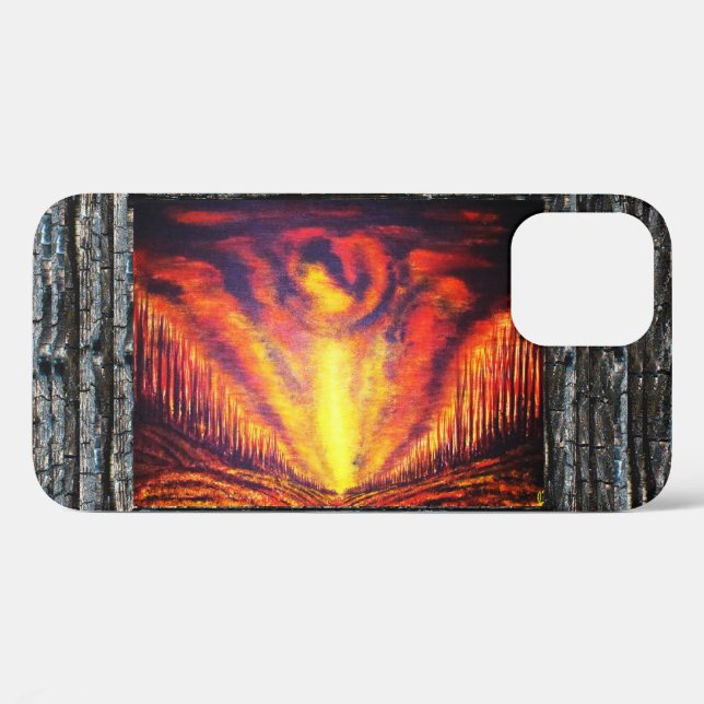 Coques Case-Mate iPhone Ciel brûlant (Verso (horizontal))