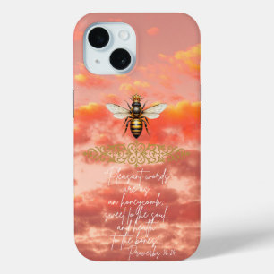 Coque Pour iPhone 15 Ciel de coucher de soleil religieux inspirant Rein
