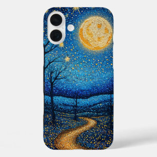 Coques iPhone 16 Plus Ciel nocturne pleine lune