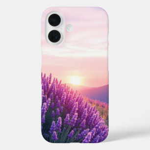 Coque Pour iPhone 16 Ciels de lavande