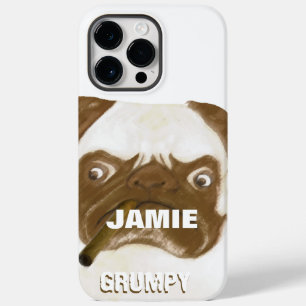 Coques Pour iPhone Cigar à puggy Grumpy AFICIONADO personnalisé