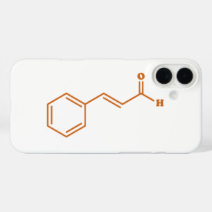 Coques iPhone 16 Plus Cinnamon Cinnamaldéhyde Formule chimique moléculai