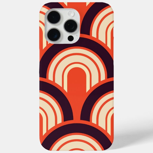 Coques Case-Mate iPhone Cinquante ans rétro Abstrait (Verso)