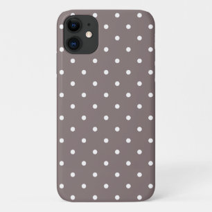 Case-Mate iPhone Case Cinquante Brown Polka Dot iPhone, Plus et Pro Coqu