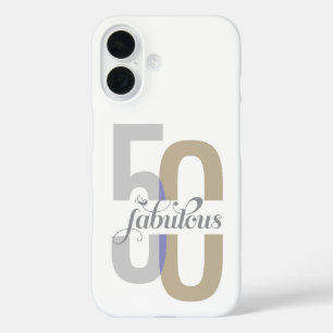 Coque Pour iPhone 16 Cinquante et fabuleux 50e anniversaire Coque-Mate 