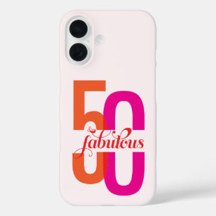 Coque Pour iPhone 16 Cinquante et fabuleux 50e anniversaire moderne