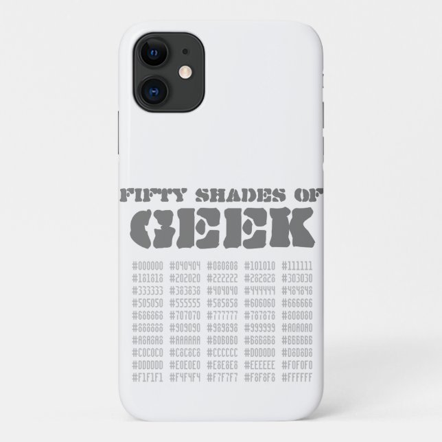 Coques Case-Mate iPhone Cinquante nuances de Geek (Dos)