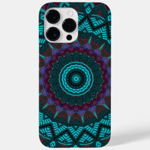 Coque Pour Pour iPhone 14 Pro Max Circle géométrique de Mandala fractal Sud-Ouest