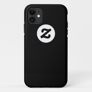 Coques Pour iPhone CircleZ - blanc sur le noir