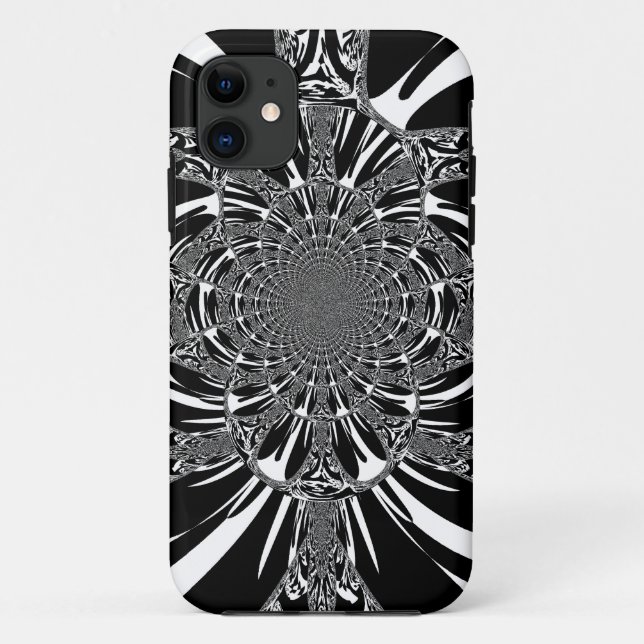 Coques Case-Mate iPhone Circulaire Zebra Kaleidoscope Art (Dos)