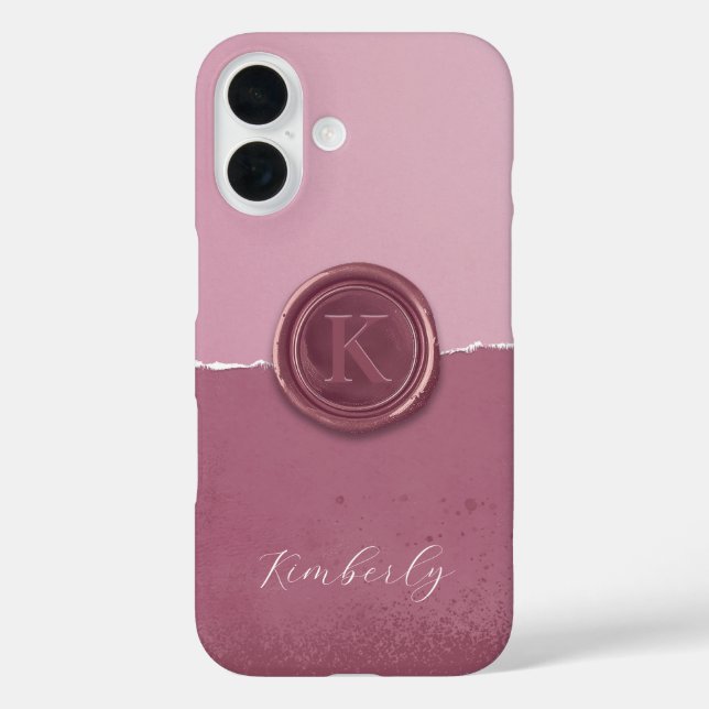 Coques Case-Mate iPhone Cire à cacheter personnalisée (Verso)