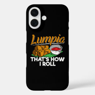 Coque Pour iPhone 16 Citation alimentaire philippine Lumpia