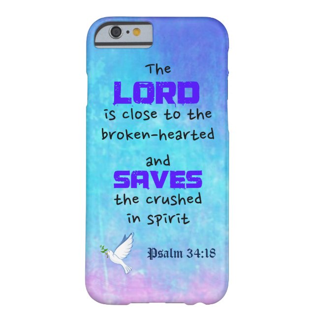 Coques Case-Mate iPhone Citation biblique Inspirationnelle Psaume 34:18 (Dos)