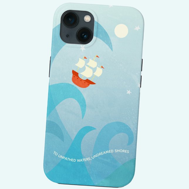 Coques Case-Mate iPhone Citation de bateau à voile nautique (Sailing Shakespere quote cell phone cover)