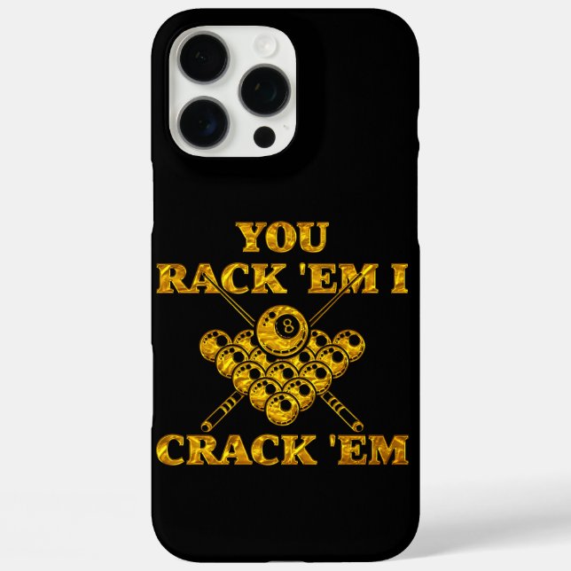 Coques Case-Mate iPhone Citation de billard populaire en gras (Verso)