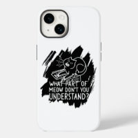 Citation de chat amusante Black Splash