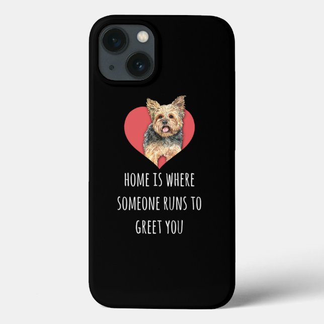 Coques Case-Mate iPhone Citation de Chien drôle mignon Yorkie Design (Verso)